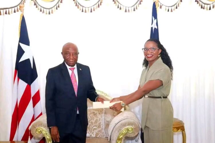 Daughter of Former Pres. Doe Meets Pres. Boakai in Emotional Return to Executive Mansion