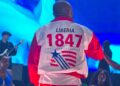 Davido Celebrates Liberia’s Independence Day in Custom Outfit at U.S. Concert
